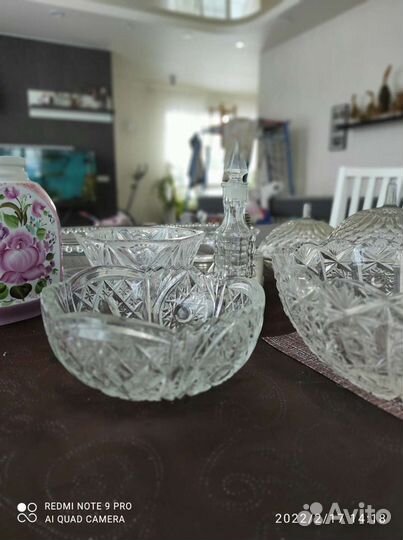 Ваза хрустальная СССР