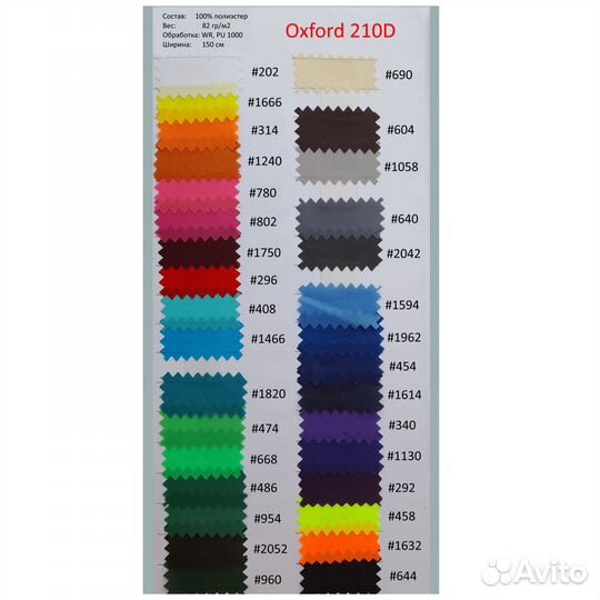 Ткань Оксфорд на отрез, Уличная ткань