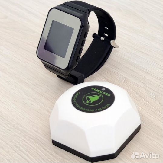 Беспроводная система/кнопка вызова официанта часы