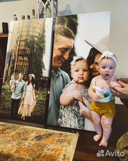 Портрет на холсте по фото в Новомышастовской