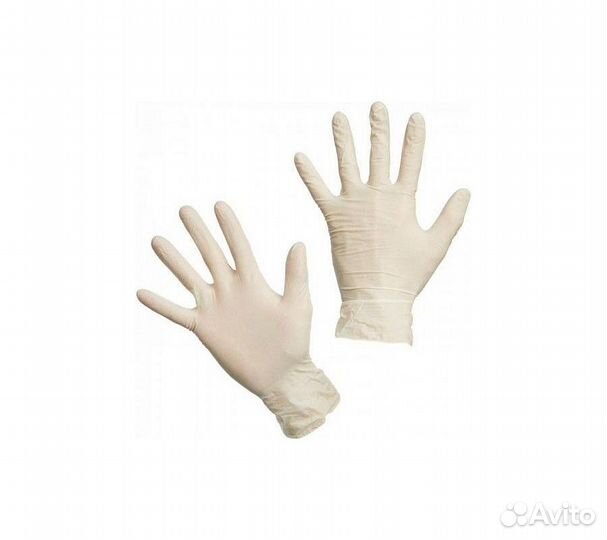 Перчатки inekta латексные смотровые неопудренные т