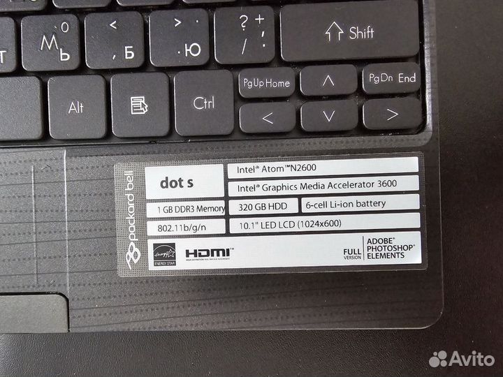 Нетбук Нетбук Packard Bell ZE7