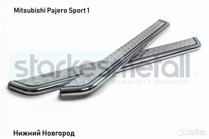 Пороги подножки Mitsubishi Pajero Sport 1 TOR