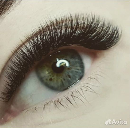 Наращивание ресниц на дому