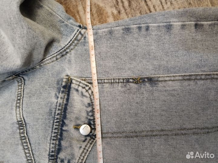 Джинсовая куртка женская 48 50 miracle