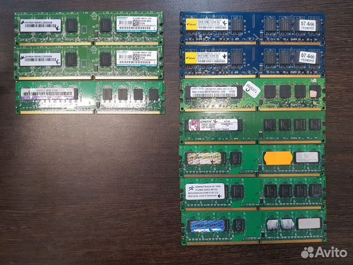 Оперативная память DDR2 DDR3 DDR4 для пк и ноутбук