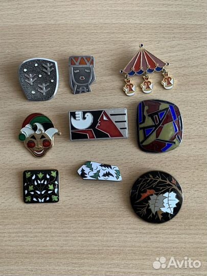 Брошь- значок. СССР. Эмаль