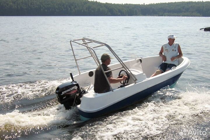 Лодка пластиковая Виза Легант - 350 Консоль