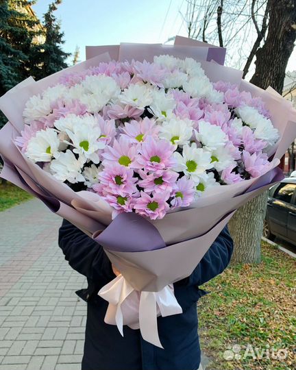 Букет из хризантем
