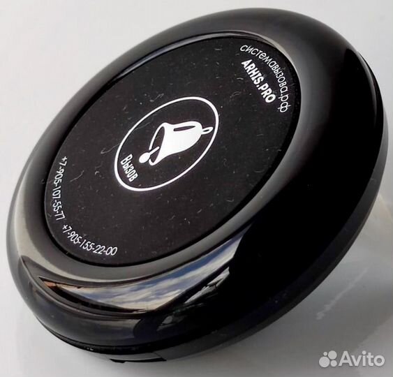 Кнопка вызова официанта, помощи инвалиду черная