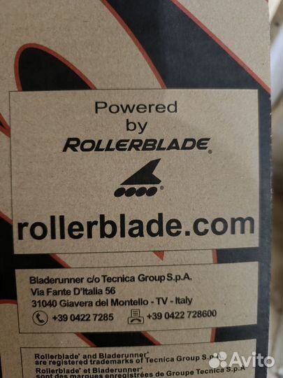 Ролики Bladerunner 36,5-40, 5 роликовые коньки
