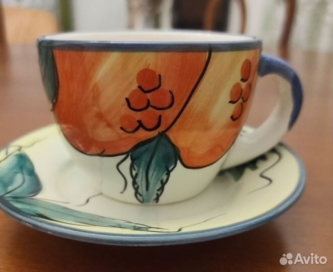 Чашка с блюдцем лфз
