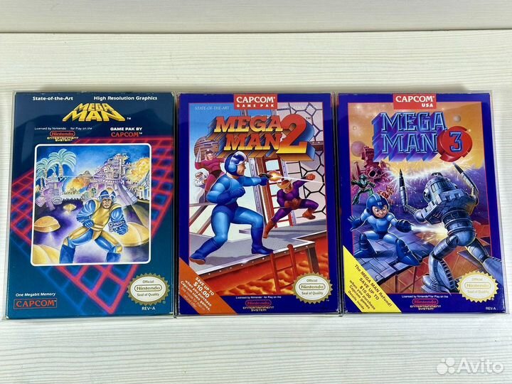 Mega Man 1-6 NES mint