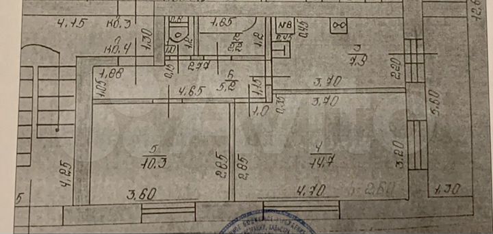 2-к. квартира, 41,3 м², 1/2 эт.