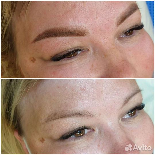 Перманентный макияж брови губы веки