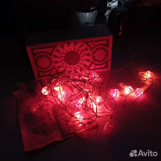 Ёлочная электрогирлянда Салют СССР (сзр)