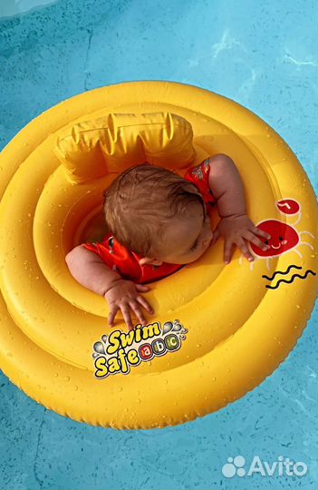 Круг для плавания новый в упаковке