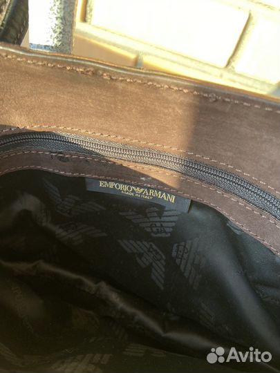 Сумка багет женская Emporio Armani винтаж