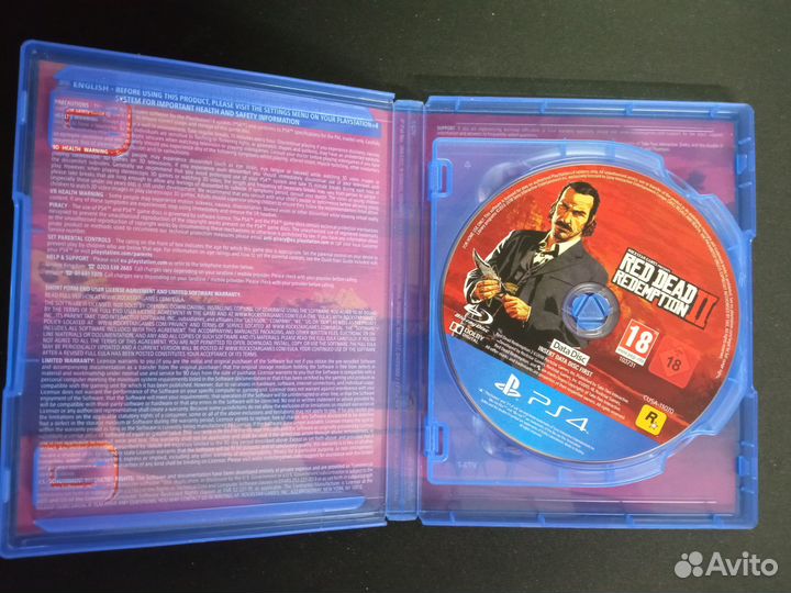 Red Dead Redemption 2 ps4 диск
