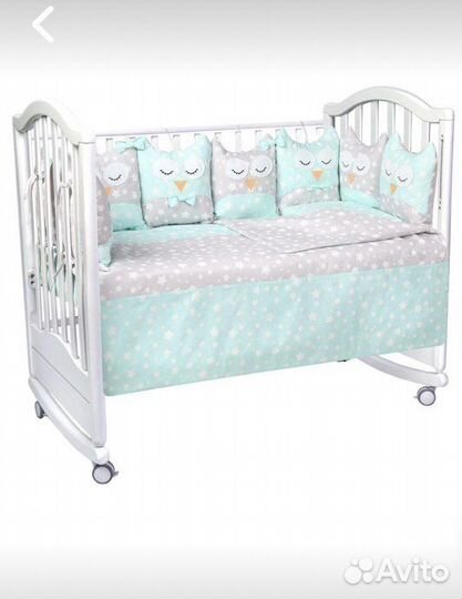 Бортики в детскую кроватку