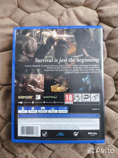 Игра на ps4 resident evil 4 remake