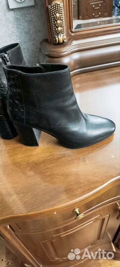 Зимние женские сапоги 38 натуральная кожа