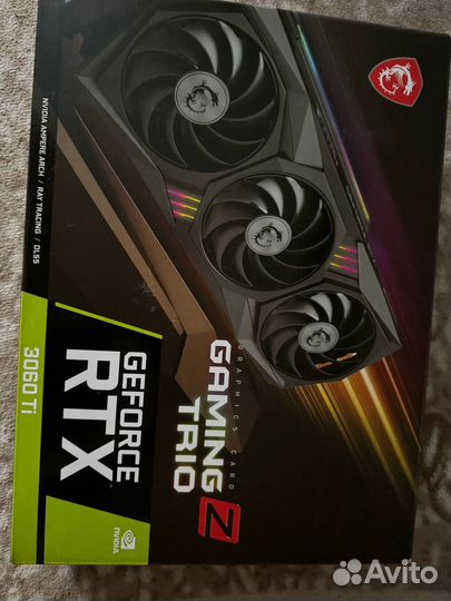 Видеокарта rtx 3060ti msi