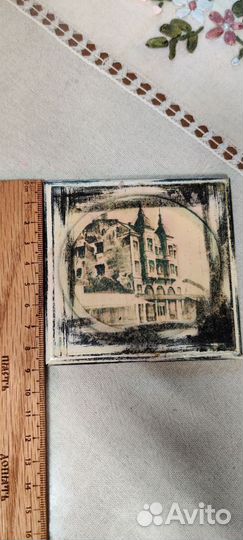 Подставка под кружку деревянная