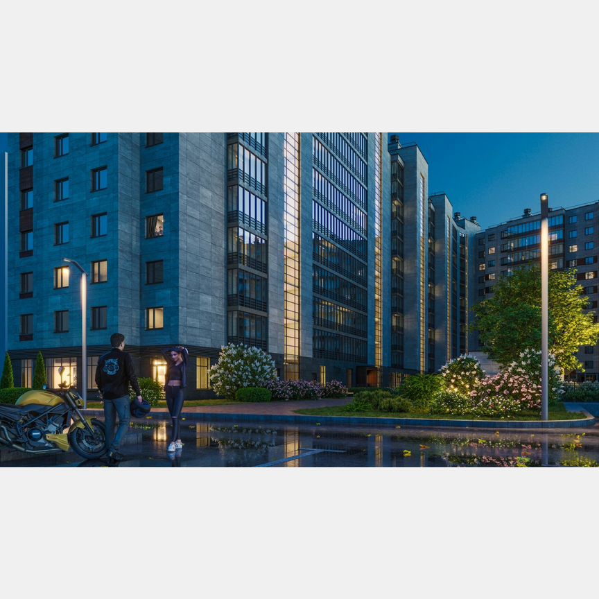 2-к. квартира, 58,7 м², 10/12 эт.