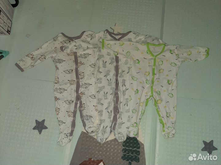 Детская одежда пакетом 68 74 (37 предметов)