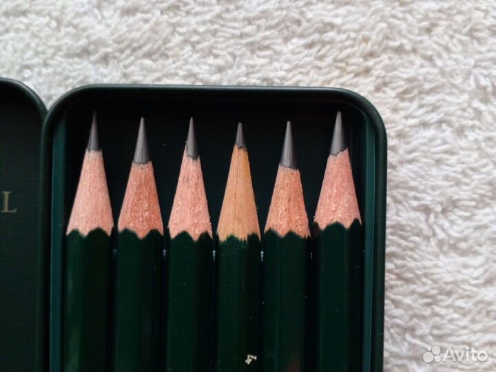 Faber Castell карандаши set 6 шт новые