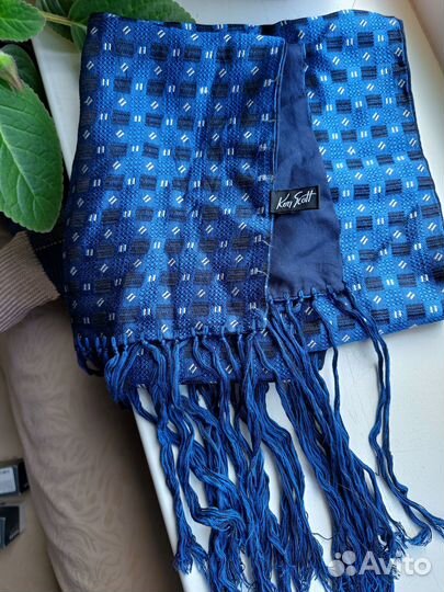 Шелковый шарф кашне Ken Scott