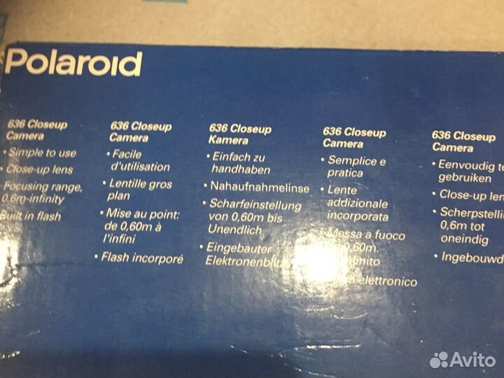 Фотоаппарат моментальный polaroid