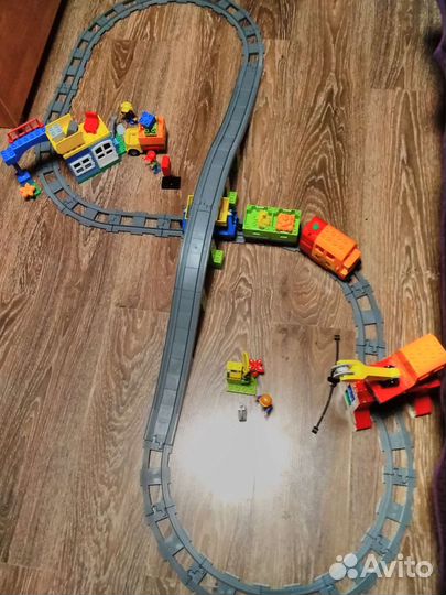 Лего дупло железная дорога 10508