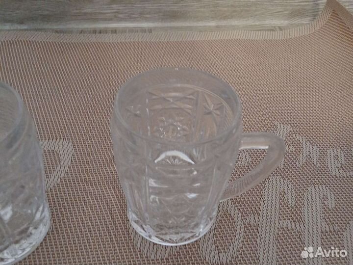 Кружка, хрустальная12 шт СССР