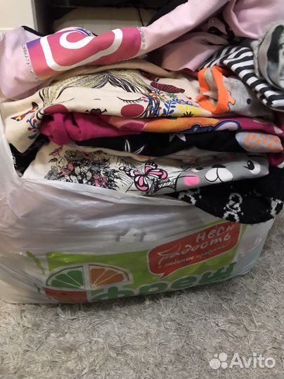 Детские вещи пакетом для девочки 110 116