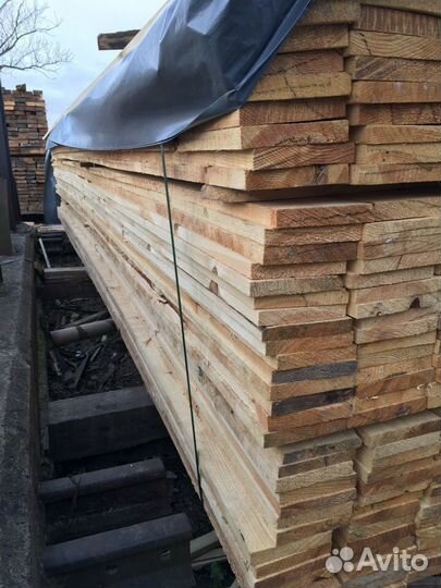 Доска обрезная сухая хвоя 1 сорт 25х150х6,0