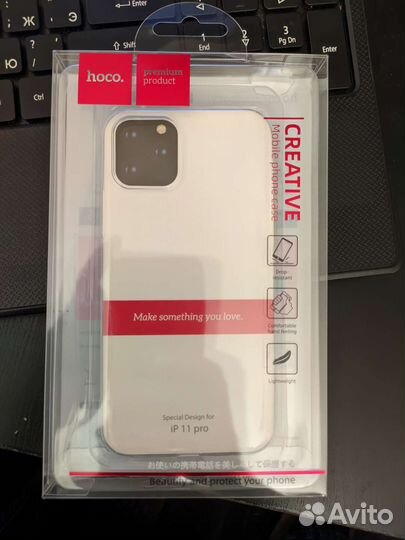 Силиконовый чехол hoco. для iPhone 11 pro