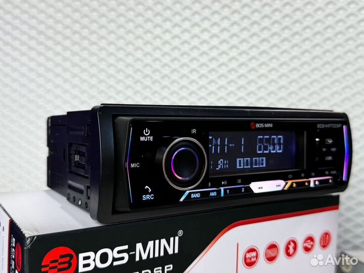 Процессорная магнитола 1 din bos mini n973dsp