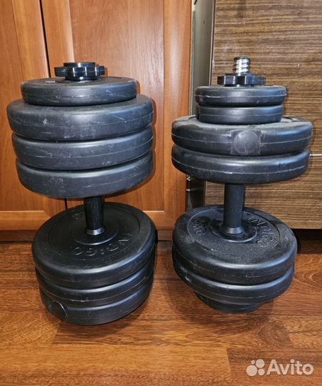 Сборные-разборные гантели 30кг