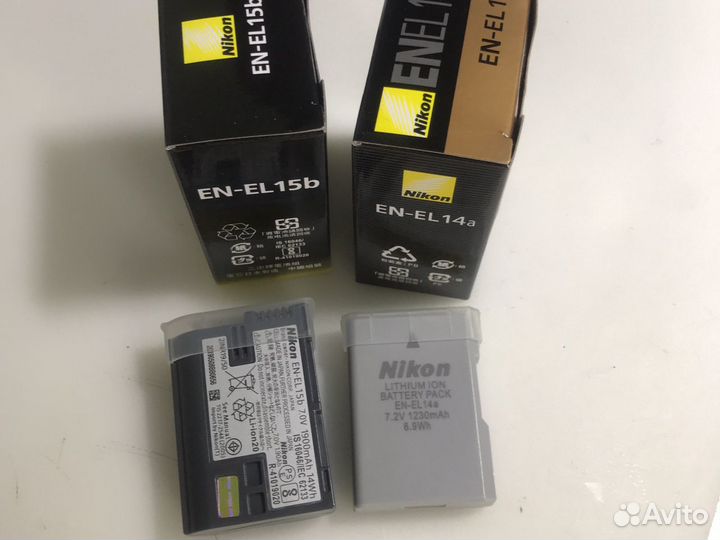 Аккумуляторы EN-EL14 EN-EL15 enel14a enel15a Nikon