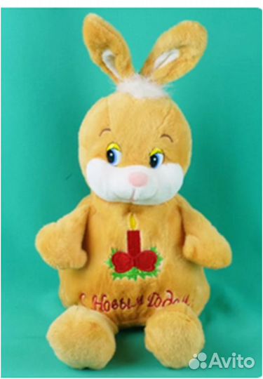 Мягкая игрушка Зайчик сумочка на молнии