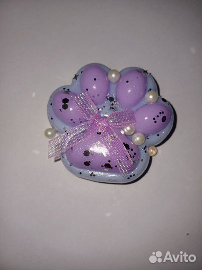 Таба лапка 7 см с бусинами