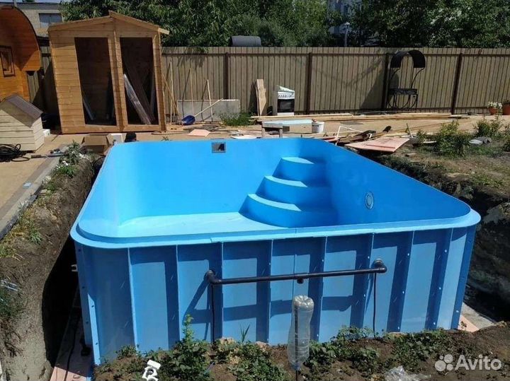 Пластиковый бассейн