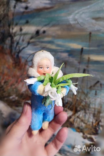 Ватная игрушка