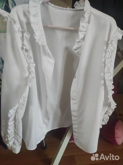 Школьные рубашки для девочек 140 146