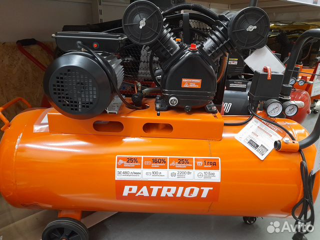 Компрессор воздушный поршневой Patriot 480/100 купить в Ростове-на-Дону ...