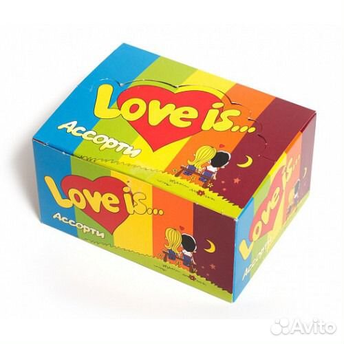 Жвачка Love is ассорти