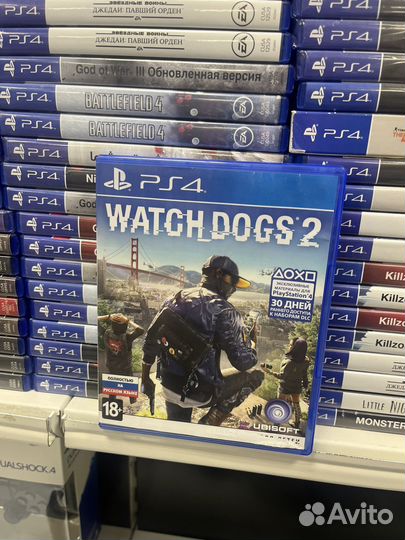 Диск ps4 watch dogs 2