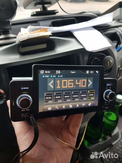 Автомагнитола 1din, видео